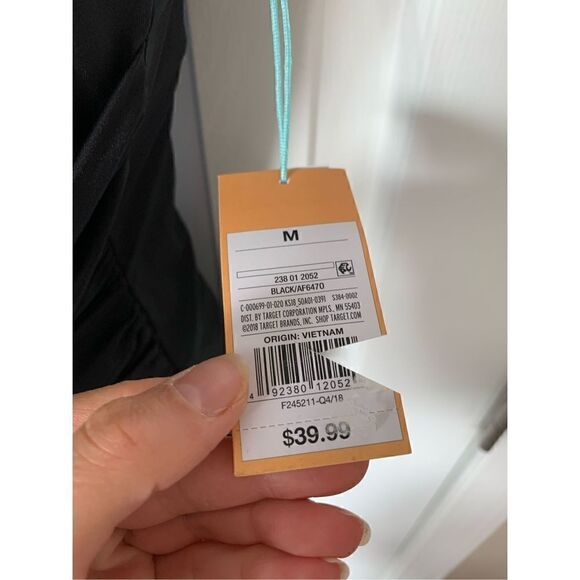 Kona sol Black one piece bathing suit size medium - Picture 2 of 3